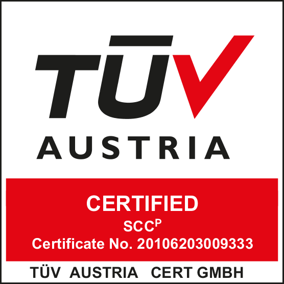 TUV Austria Certified